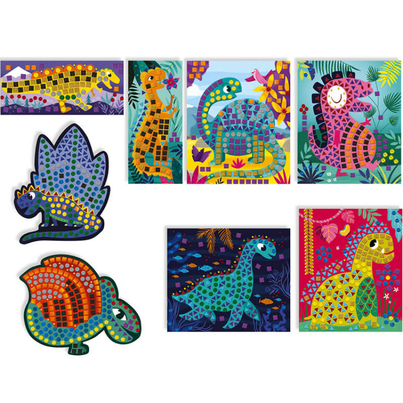 - Cartes créatives Mosaïques Dinosaures Les ateliers du calme