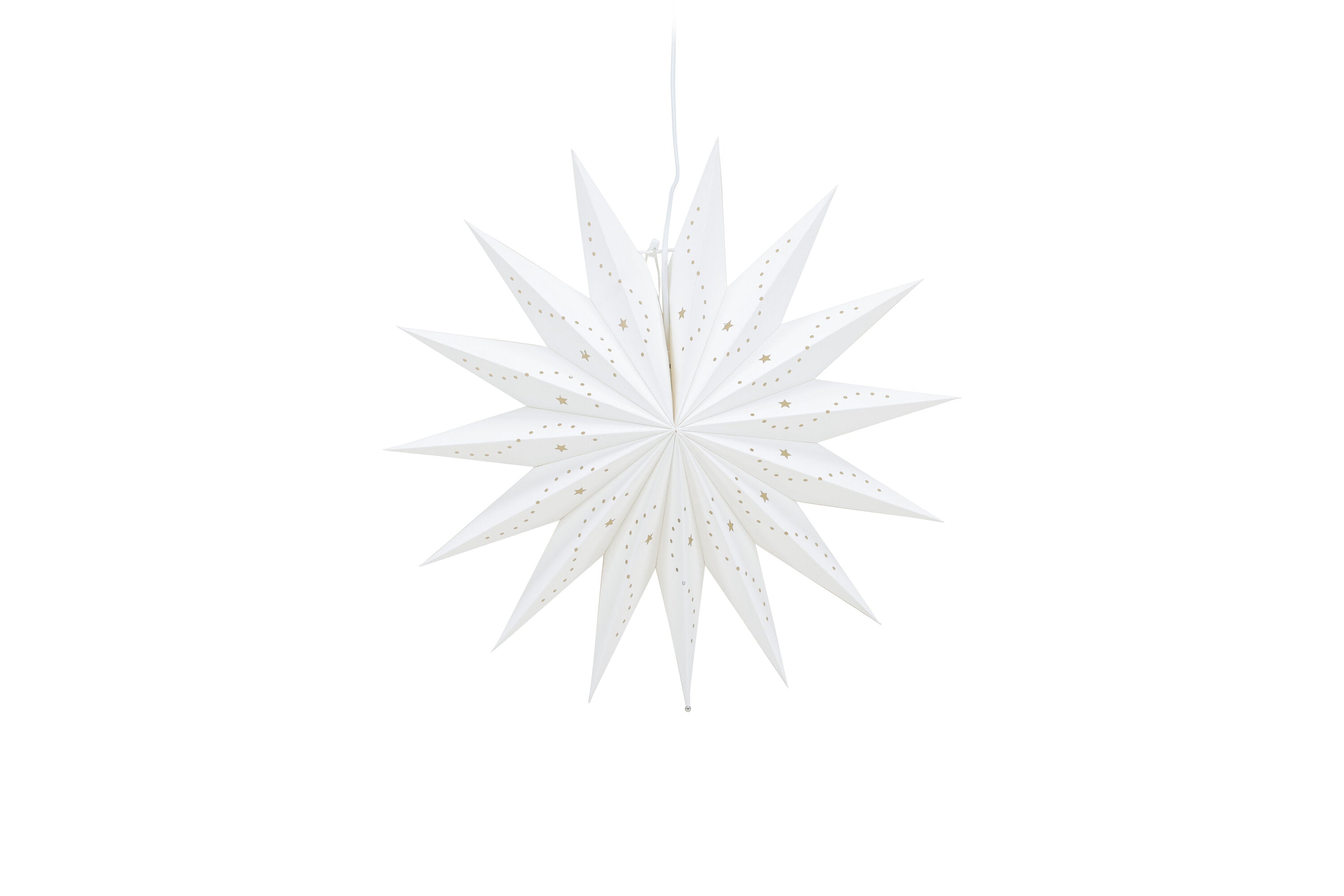 Rebellenclub Hanglamp Waya - wit - Ø 51 cm