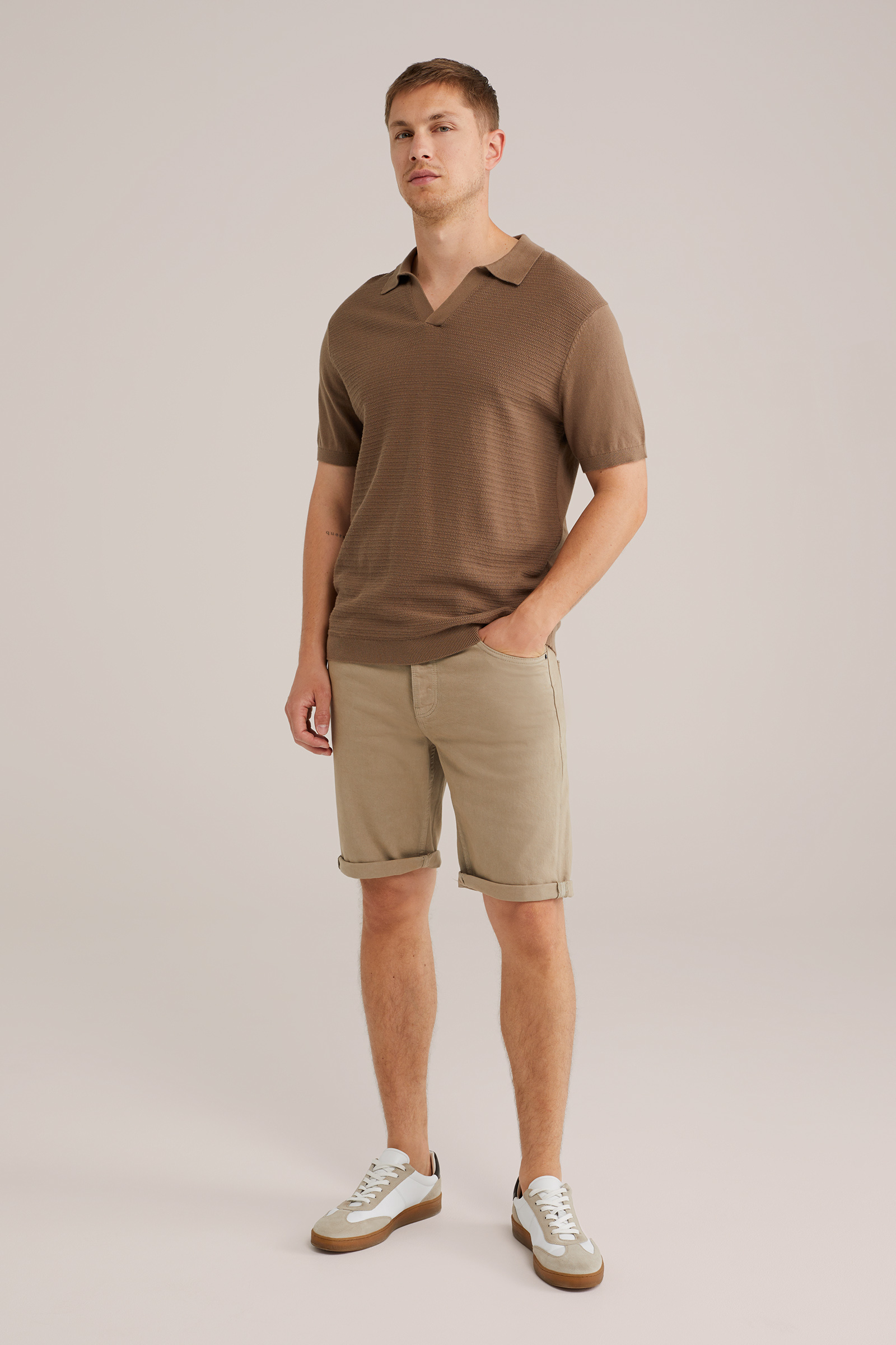 Heren Regular fit denimshort