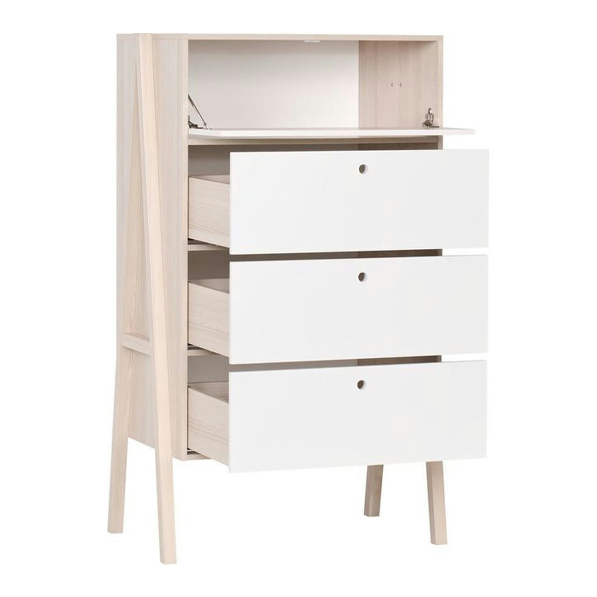 SPOT - Commode 4 tiroirs blanc