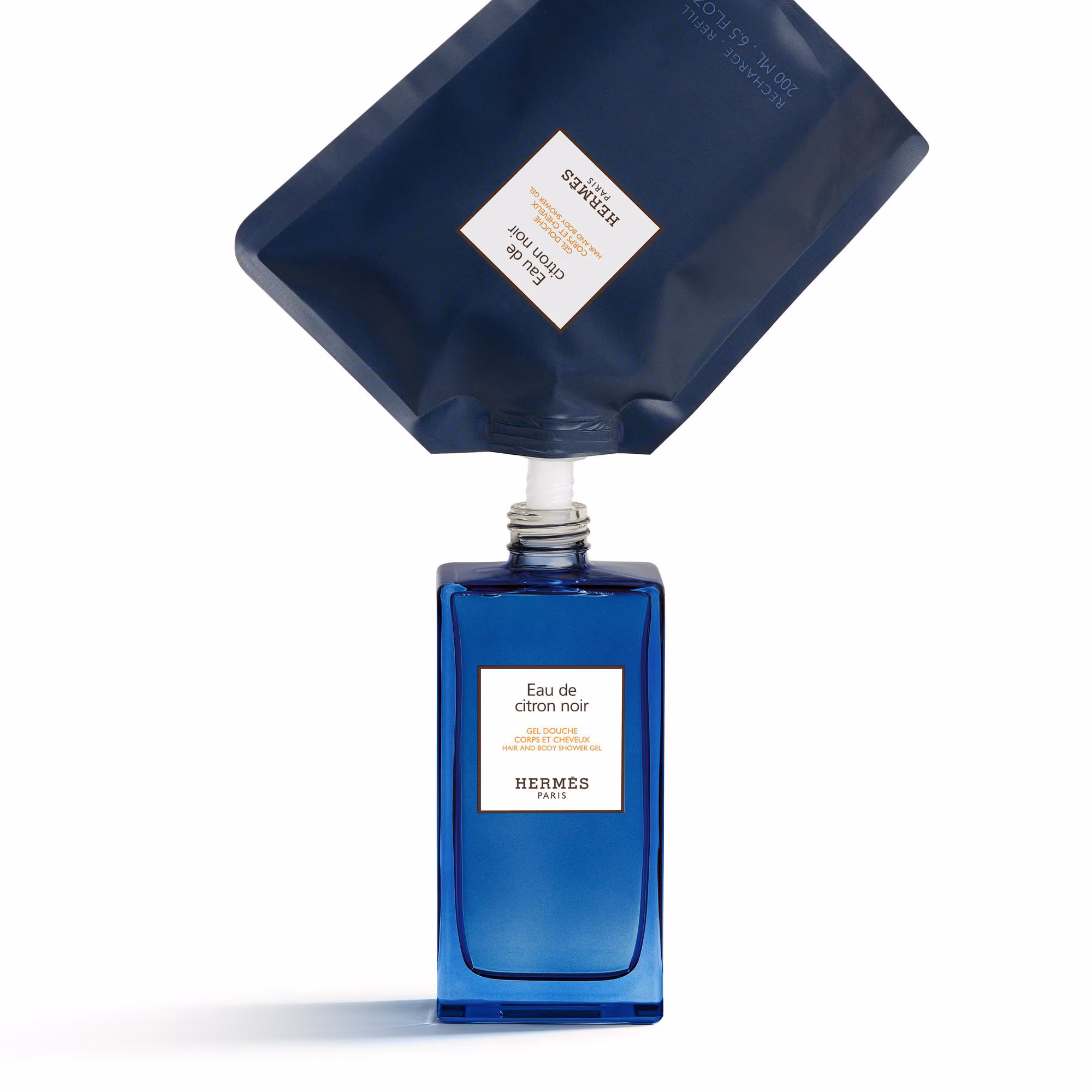 EAU DE CITRON NOIRGel douche corps et cheveux - recharge