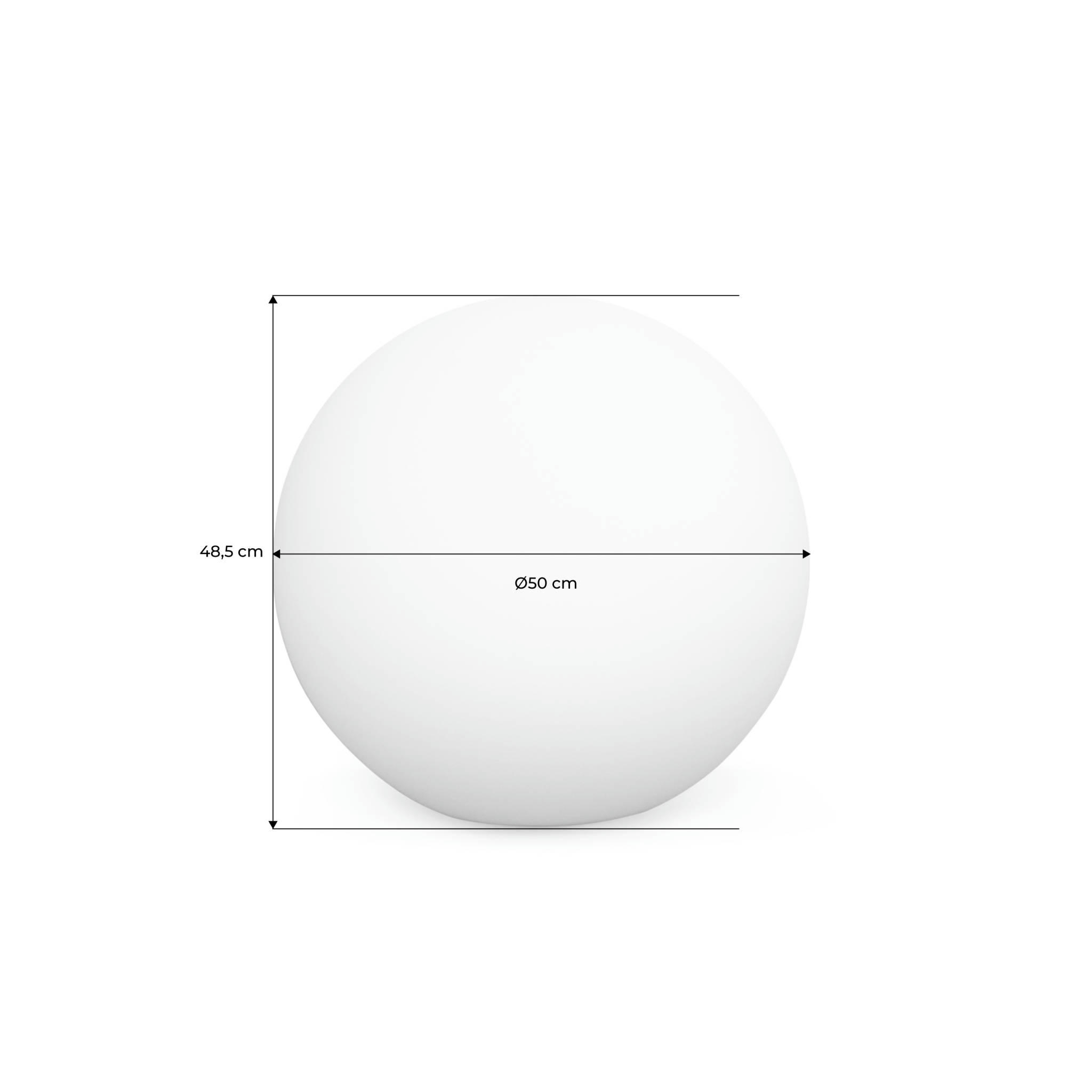 SPHÈRE LED - Boule led 50cm – sphère décorative lumineuse, D50cm, blanc chaud