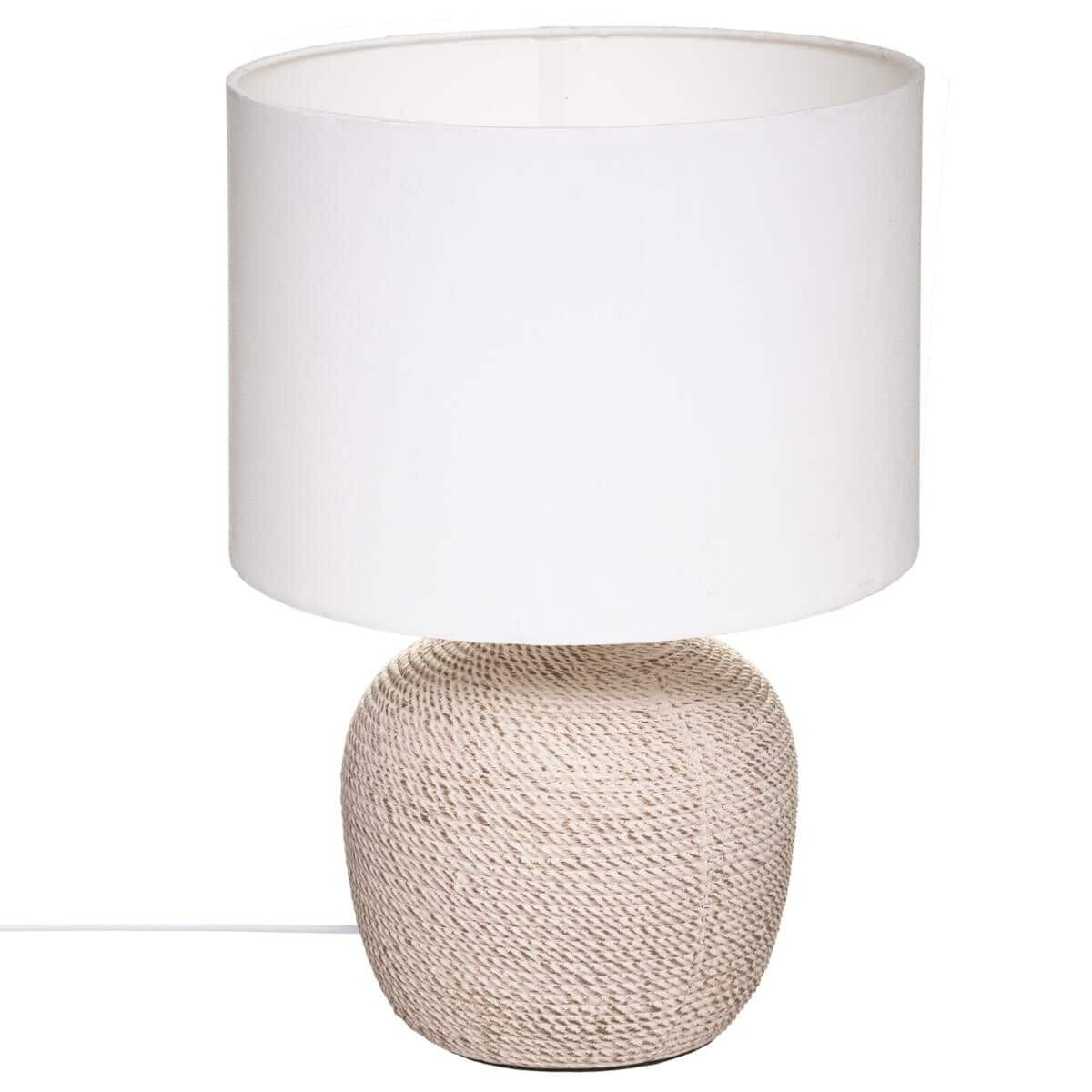 Lampa stołowa na ceramicznej podstawie DAVIA, wys. 40 cm