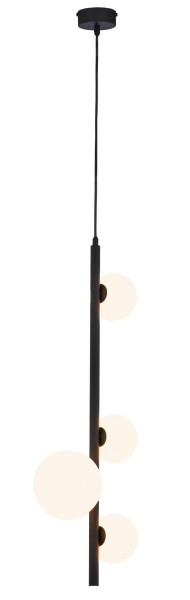 Lampa sufitowa TAIDAczarno-biała 4xG9x14W IP20 Jupiter