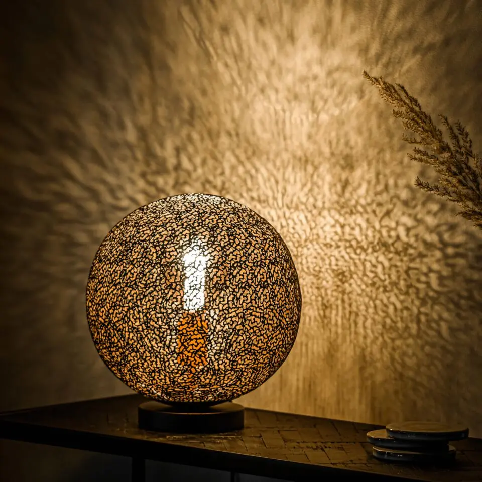 Vurna - Vurna Joanne tafellamp zwart staal 1L