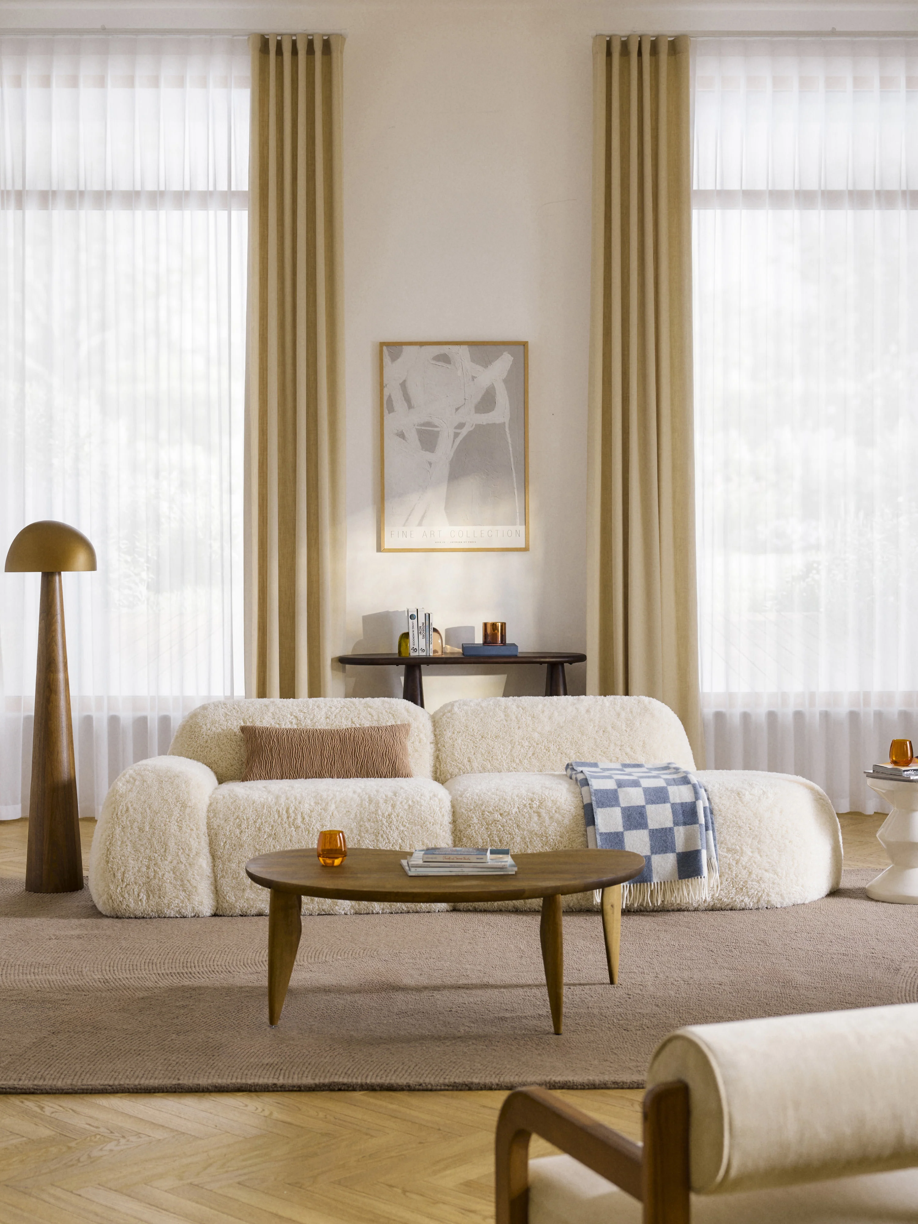 Modulare Teddy-Chaise Wolke (3-Sitzer)