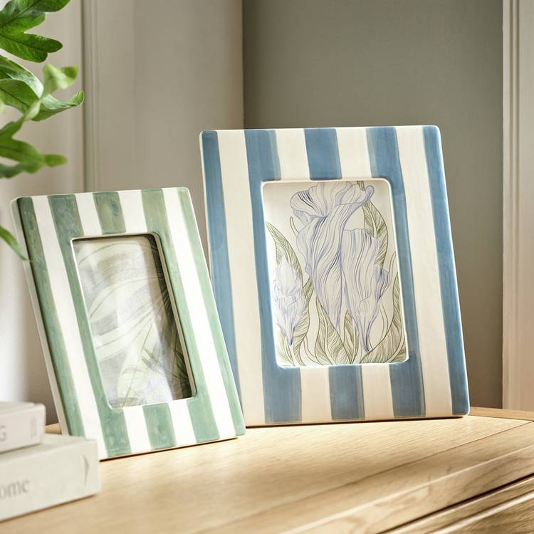 Habitat Green Ceramic Picture Frame - 4x6"