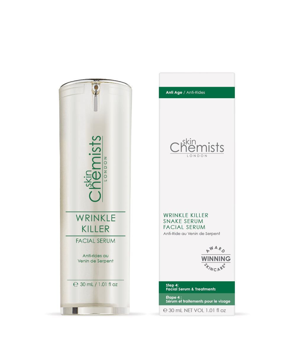 skinChemists professional Wrinkle Killer Anti-Ageing Night Moisturiser & Facial Serum for Fine Lines and Hydration