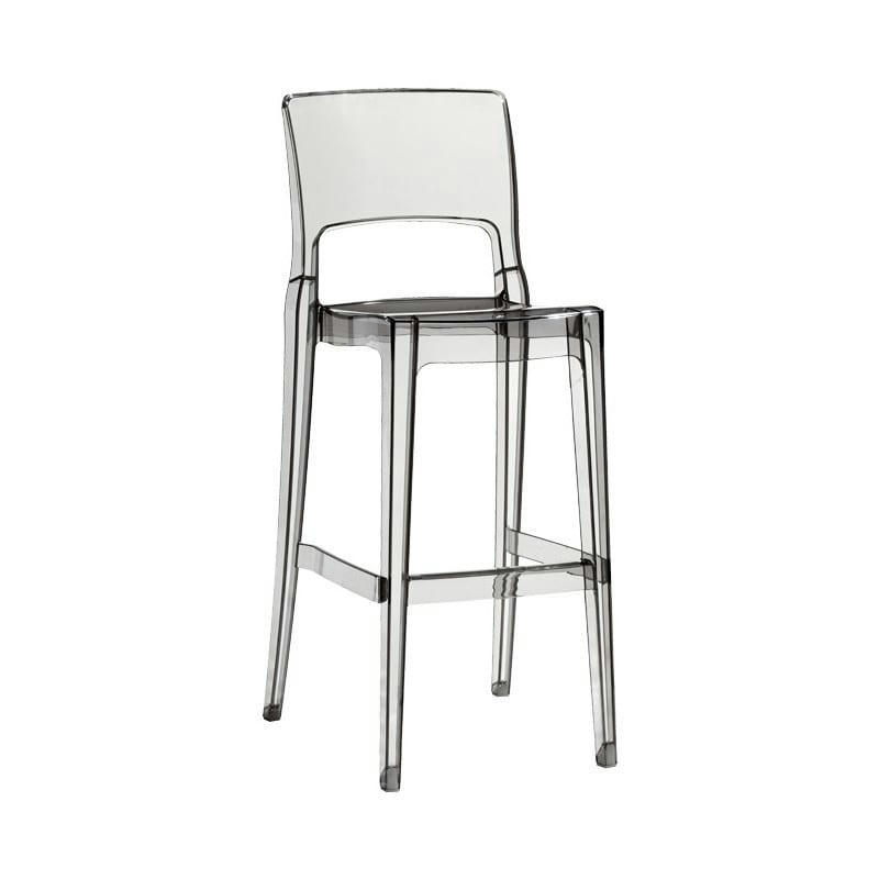 ISY ANTISHOCK - Tabouret design en plastique transparent