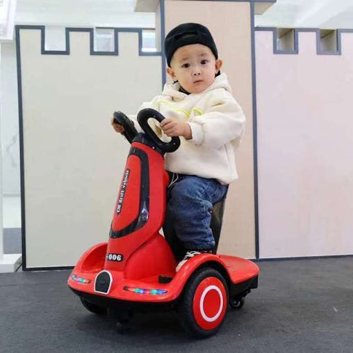 NNEOBA Electric Car Can Be Charged By People with Remote Control Toy Stroller, Student Scooter, Infant Drifting Balance Car