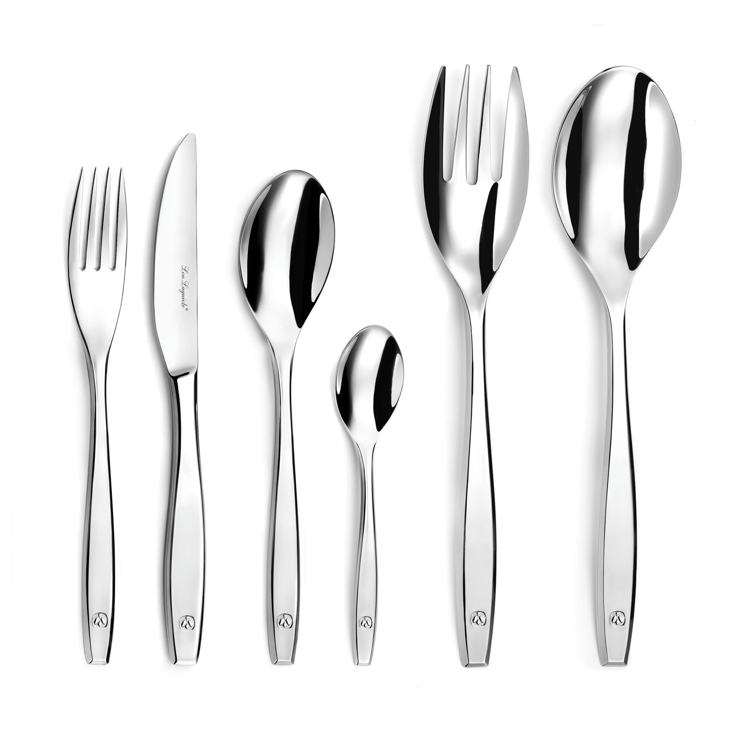 FIGURE - Ménagère 50 couverts en Acier Inoxydable