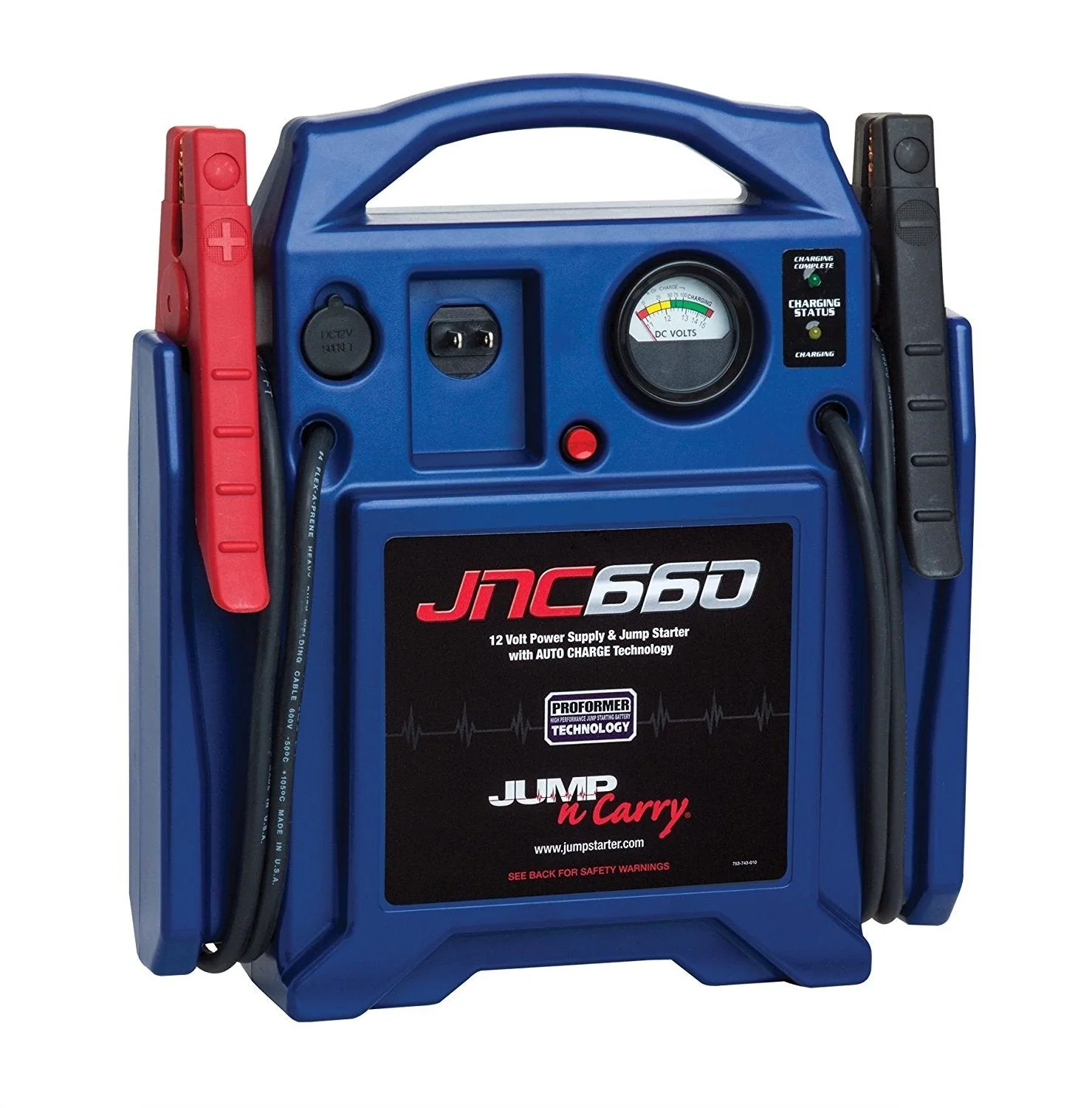 Clore Automotive Jump-N-Carry JNC660 1700 Peak Amp 12 Volt Jump Starter(Jump Starter)