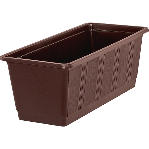Blumenkasten »Standard«, Polypropylen (PP), braun, rechteckig