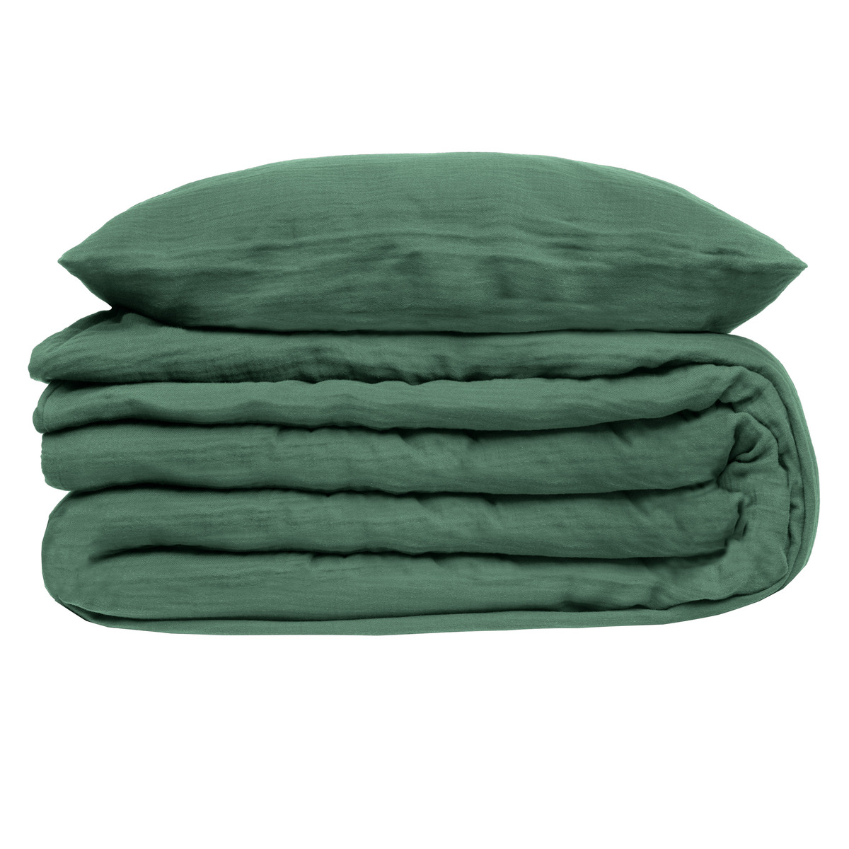 Bed linen set "Flora" Celadon blue, 240x220 cm