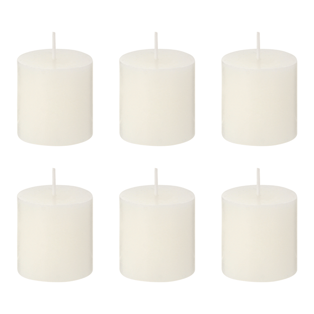 VELA 5 CM X 4 CM CONJUNTO COM 6 PEÇAS AURA