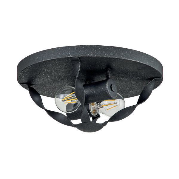 Plafonpopielaty okrągły 33cm Bradbury 2xE27x60W IP20 Quoizel
