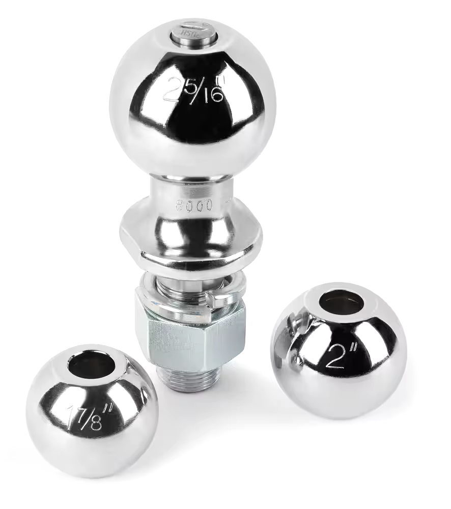 Reese Towpower Interchangeable Towing Hitch Ball System, 3-Ball