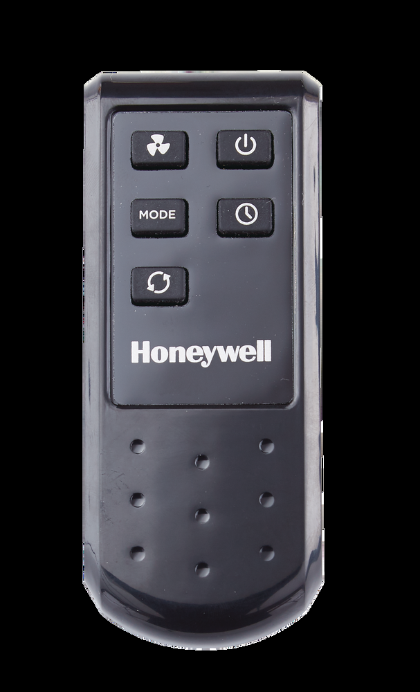 Honeywell Double Blade Pedestal/Stand Fan w/Remote Control, 4-Speed, Black, 16-in