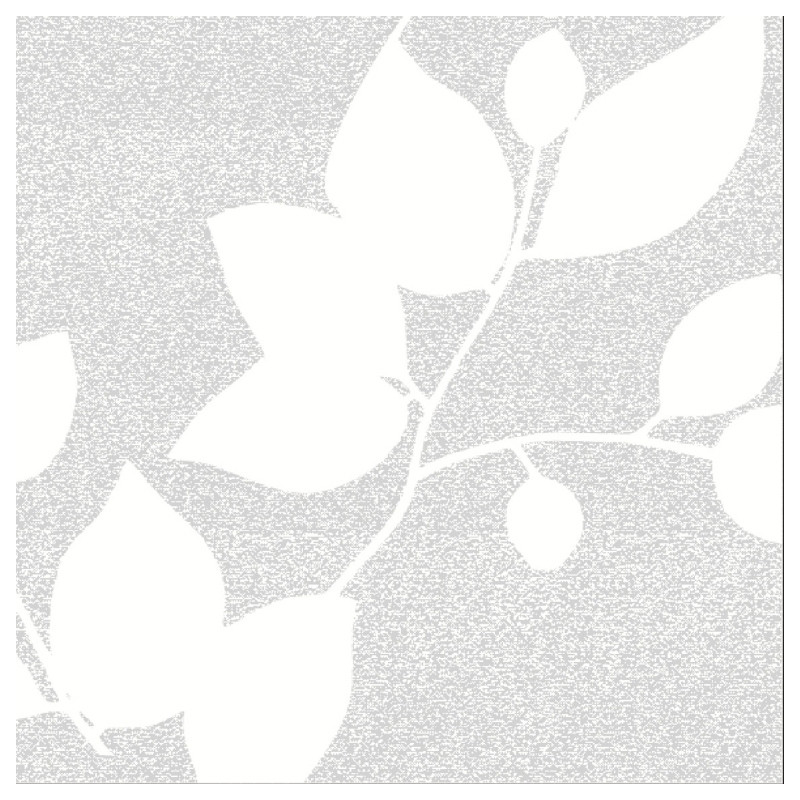 Feuille vitrostatique en rouleau avec motif Feuilles blanches 45 x 150 cm JOY@STATIC
