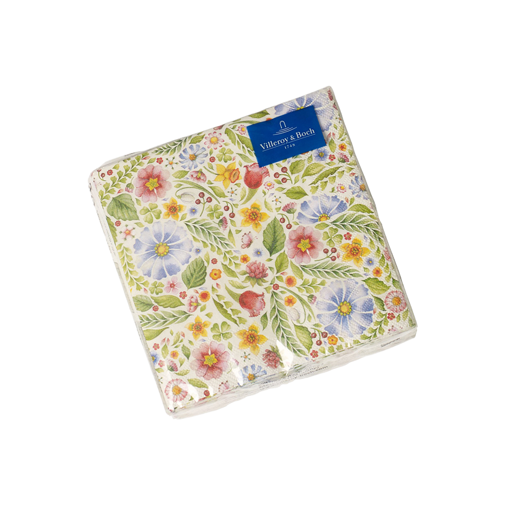 Spring Fantasy Napkins - Multi-colored, 9.9'' x 9.9'' x 0.1'', paper