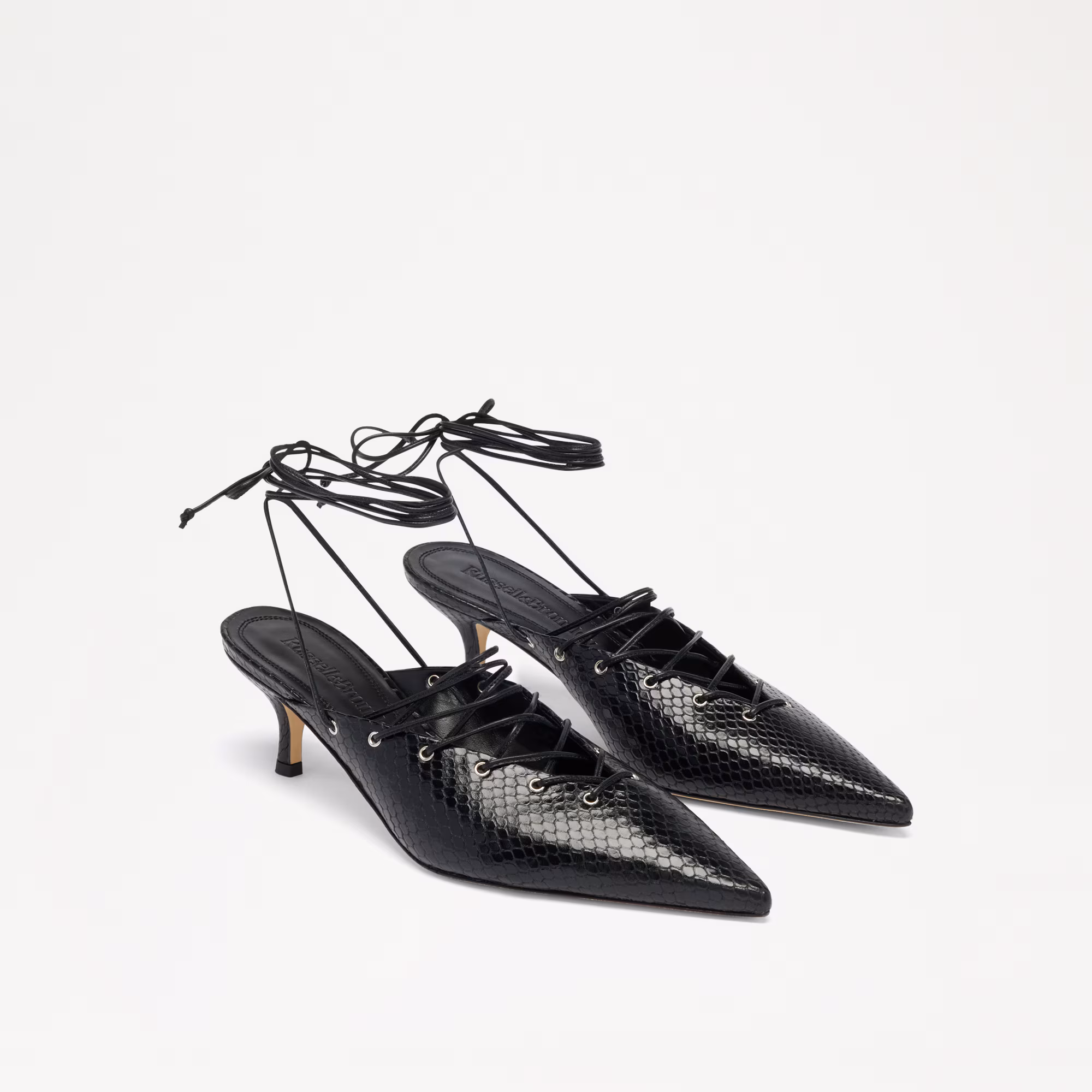 Hillcliffe Lace Up<br>Mid Heel Lace Up Court