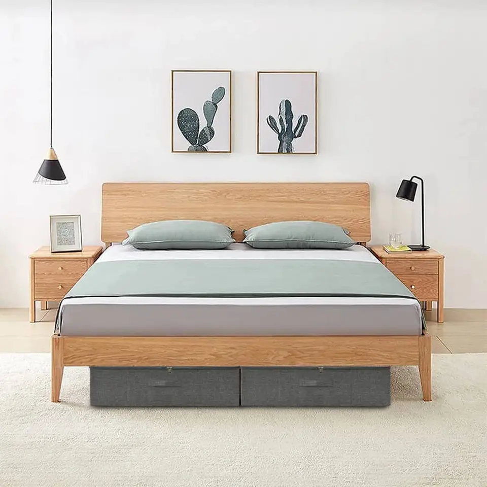 vidaXL - Opbergbox Opbergboxen - Antraciet - Stof - 2 stuks