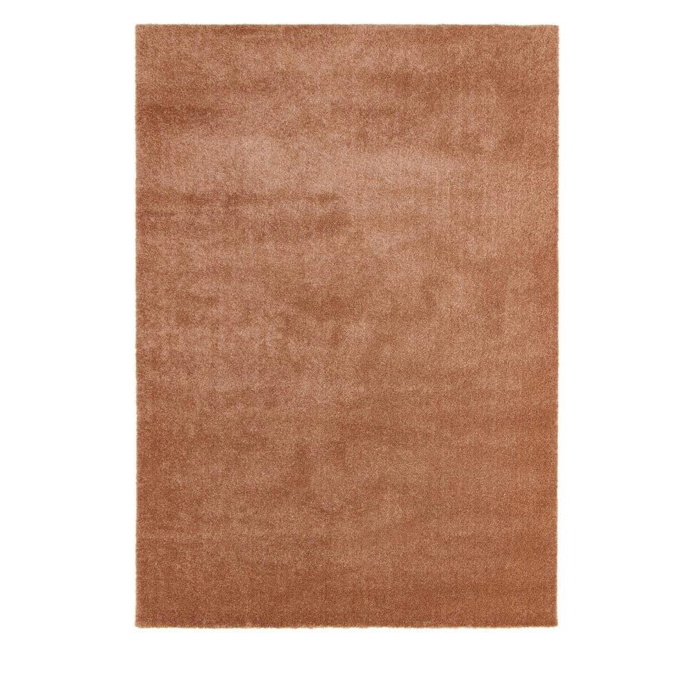 SPRINGS I - Tapis à poil long lavable en machine terracotta 140x200 cm