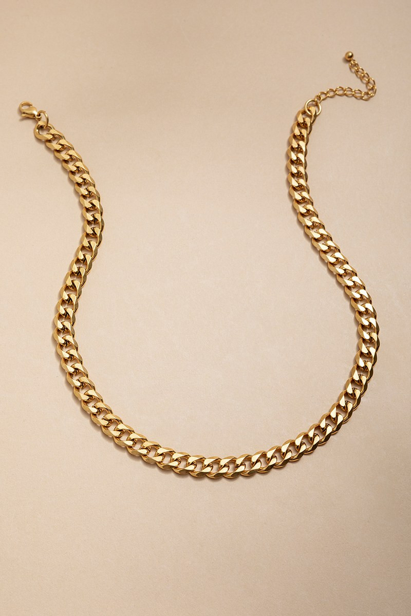 Maria Curb Chain Necklace