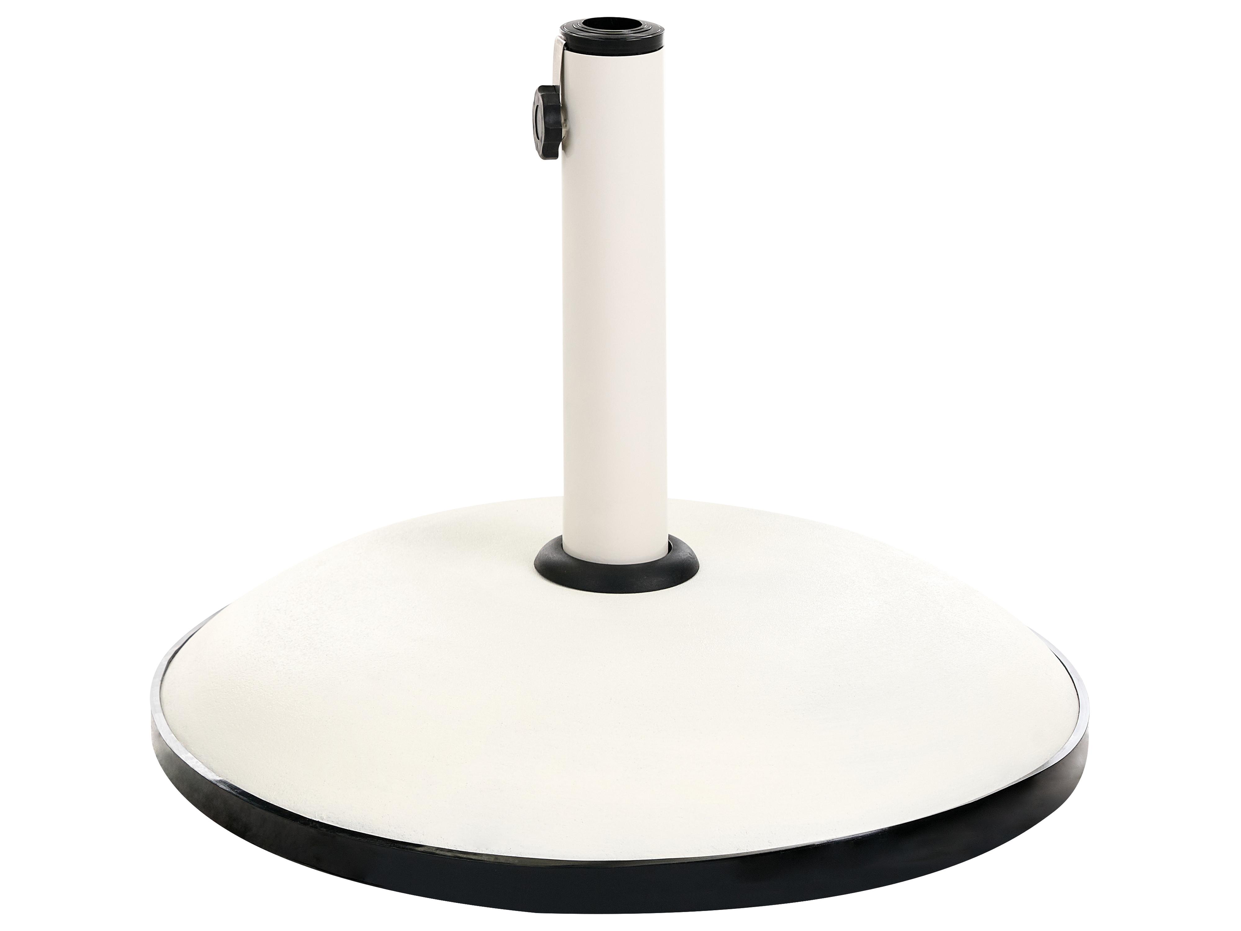 Parasol Base CANZO White Round 25 kg