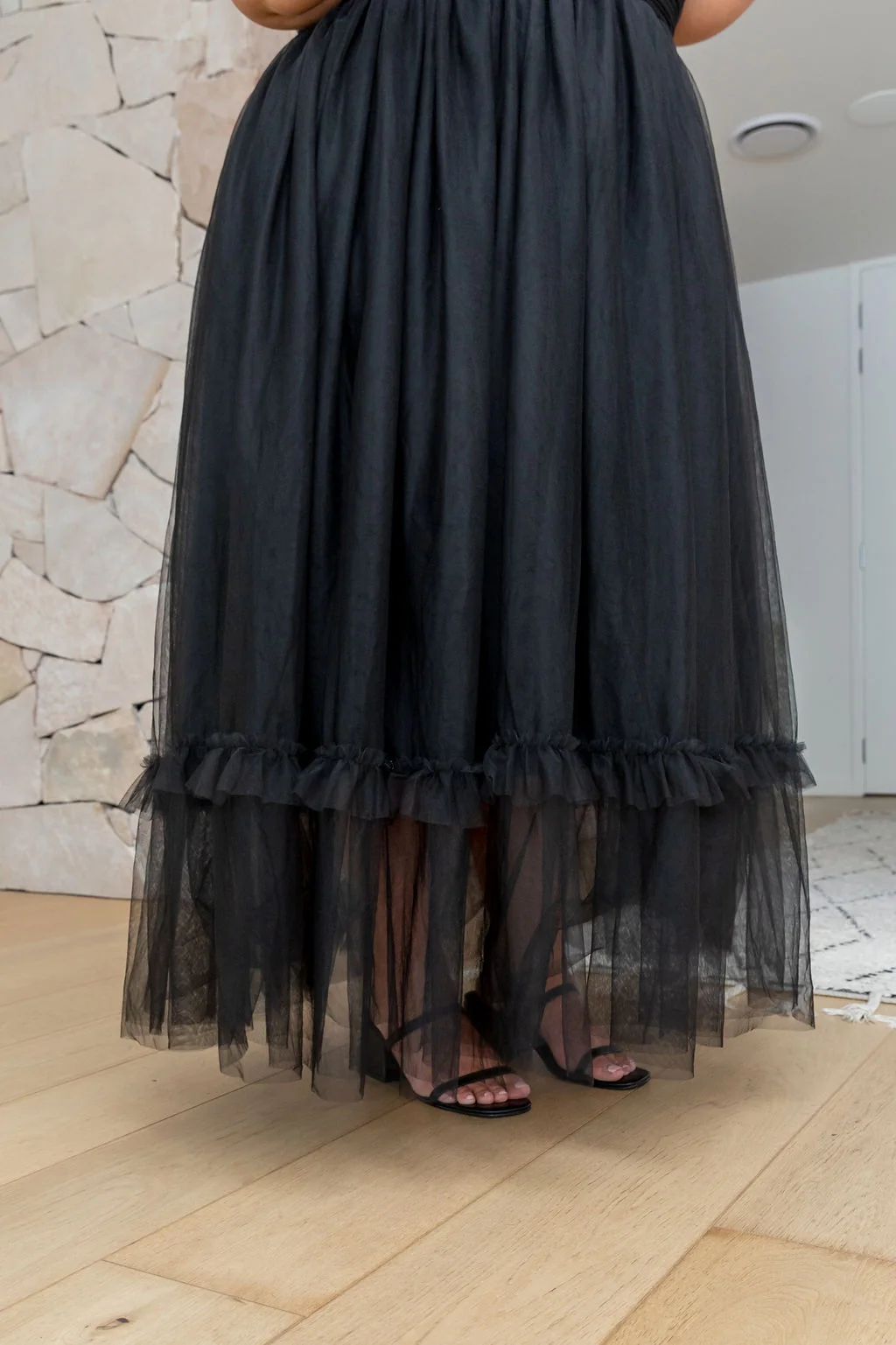 Princess Maxi Dress in Black