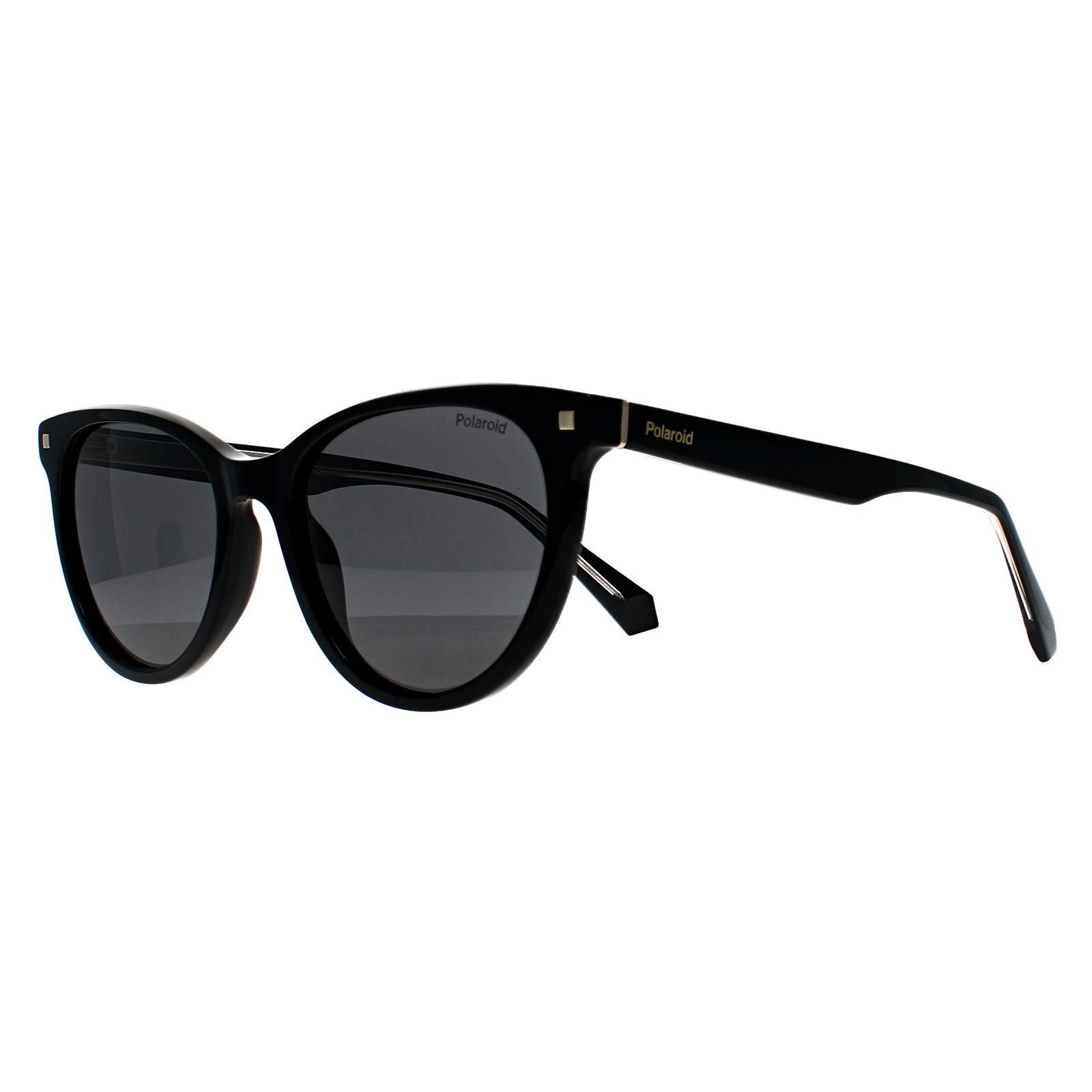 Polaroid Round Black Grey Polarized PLD 4111/S/X