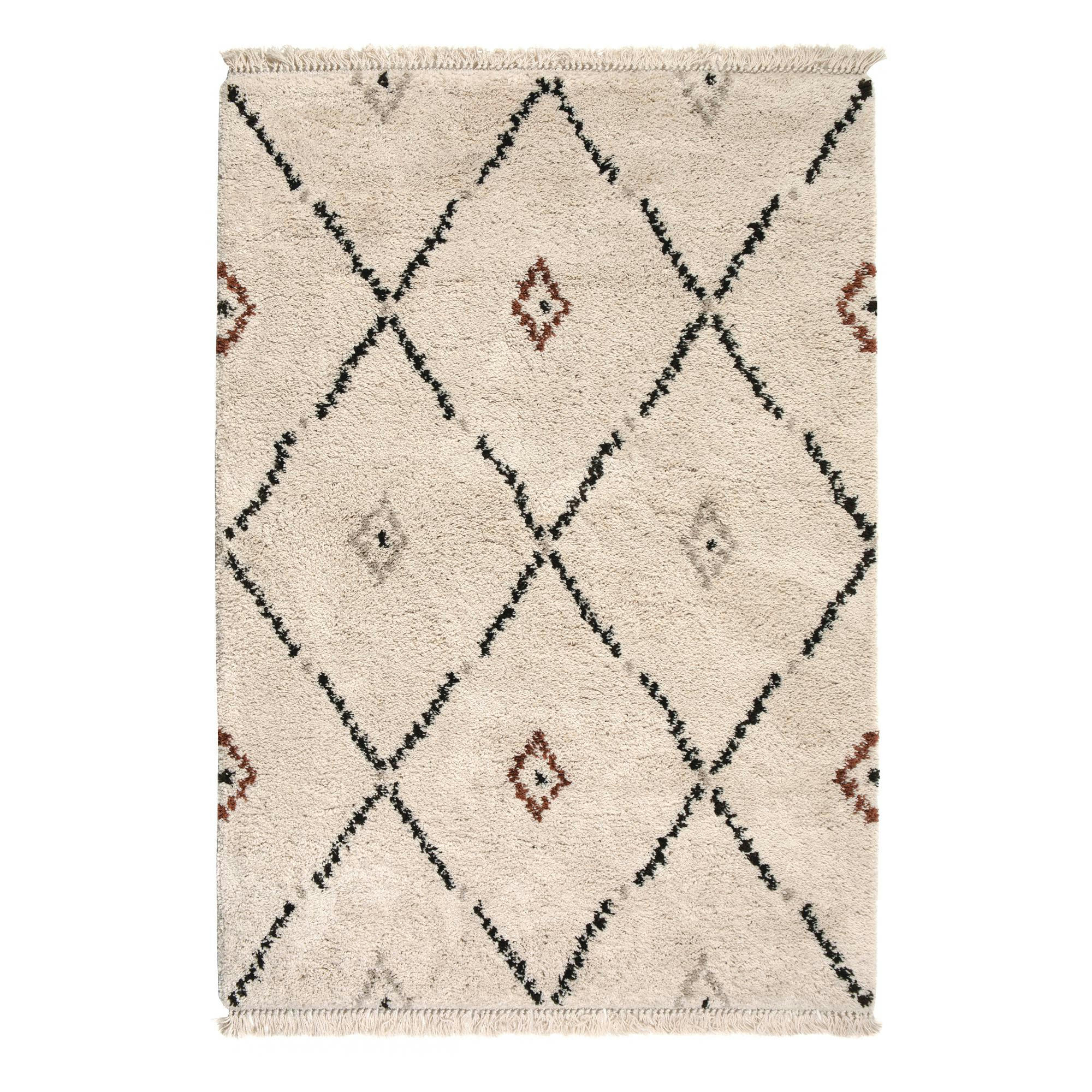 ELIAS - Tapis  en polypropylene naturel 200 x 290
