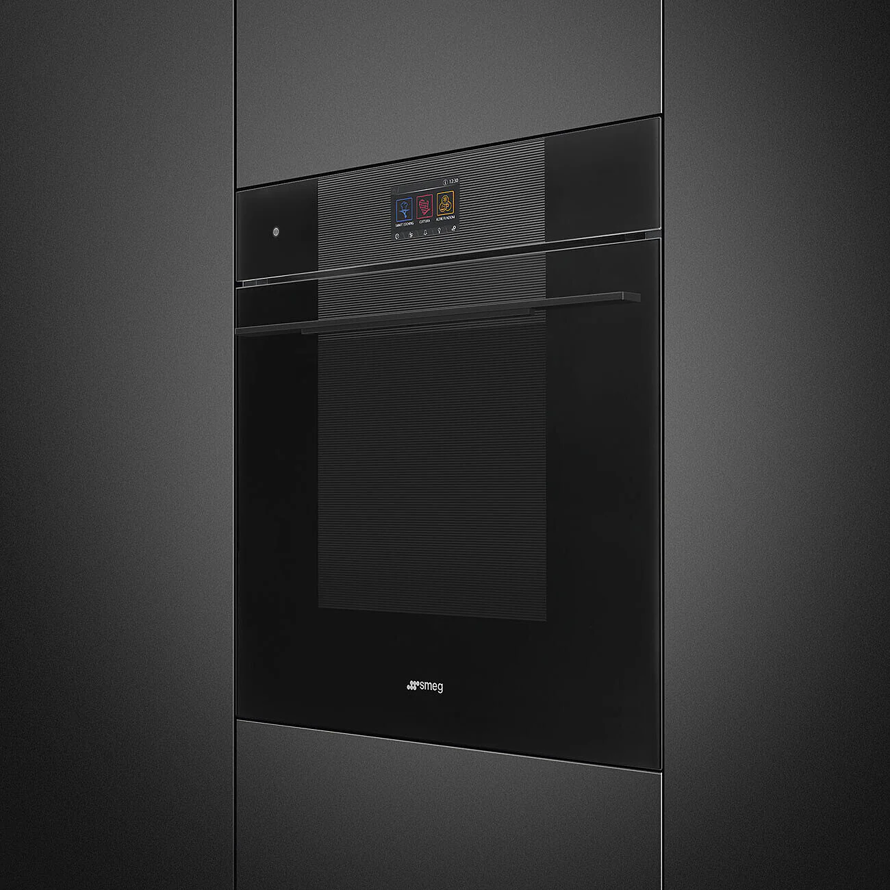 60cm Linea Omnichef Single Oven Pure Black