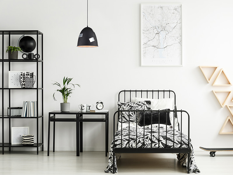 Lampa wisząca Patch metalowa czarna