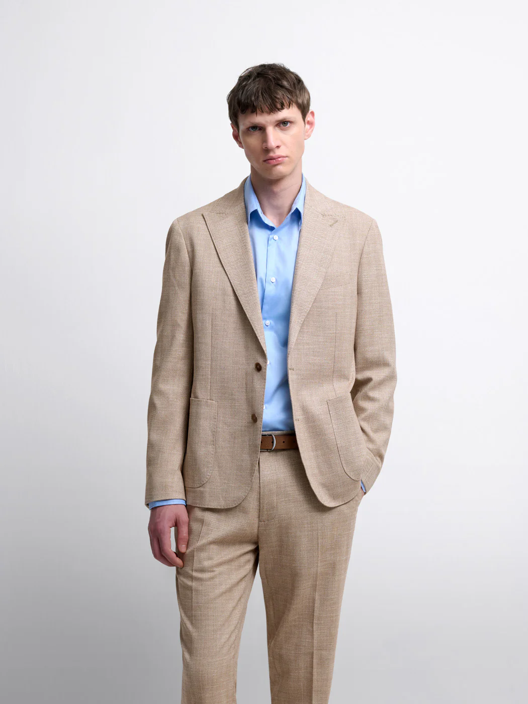 Veste de costume slim à motif