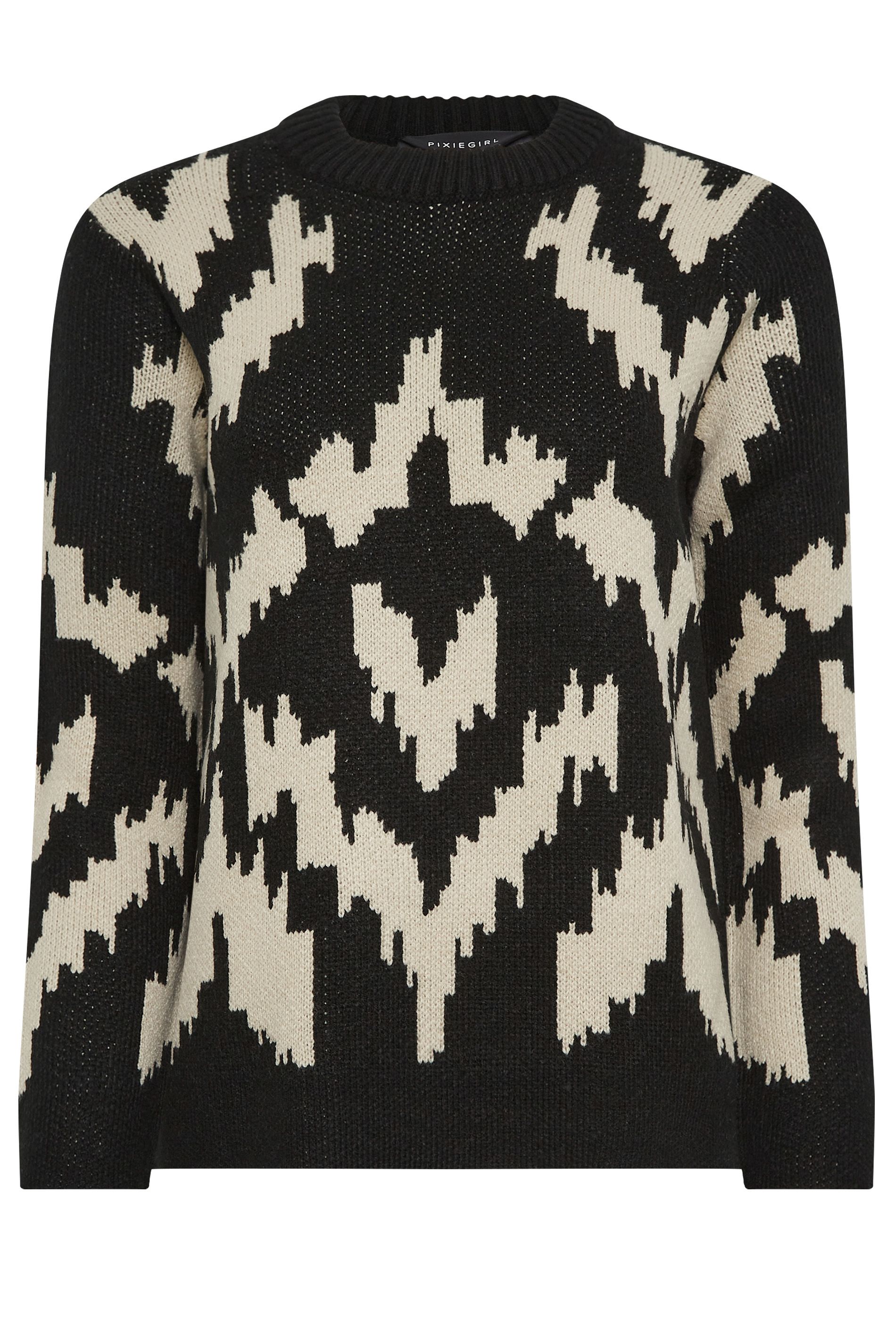 PixieGirl Petite Printed Long Sleeve Jumper