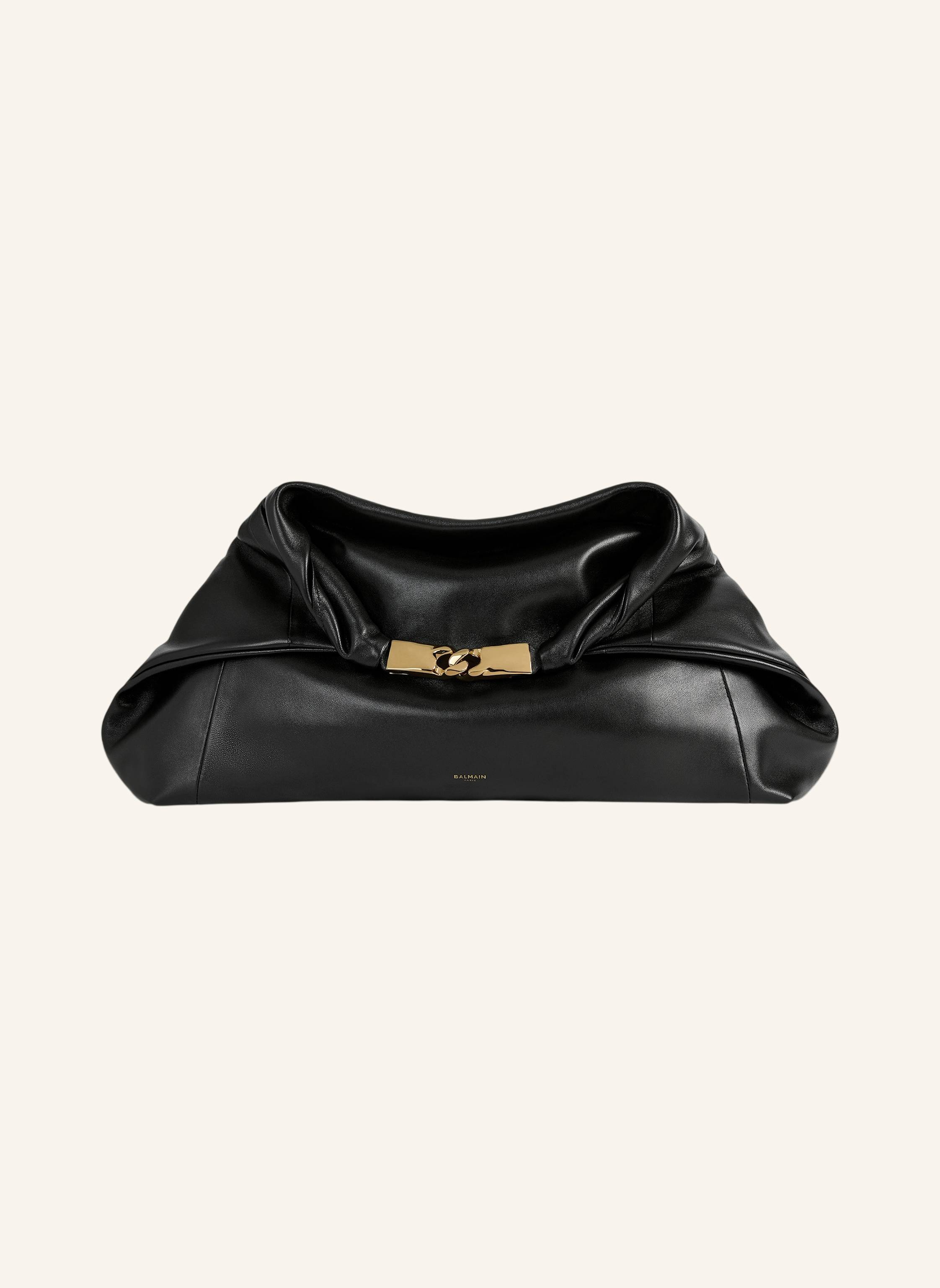 BALMAIN Mittelgroße Tasche DINNER AT 8 aus Glattleder