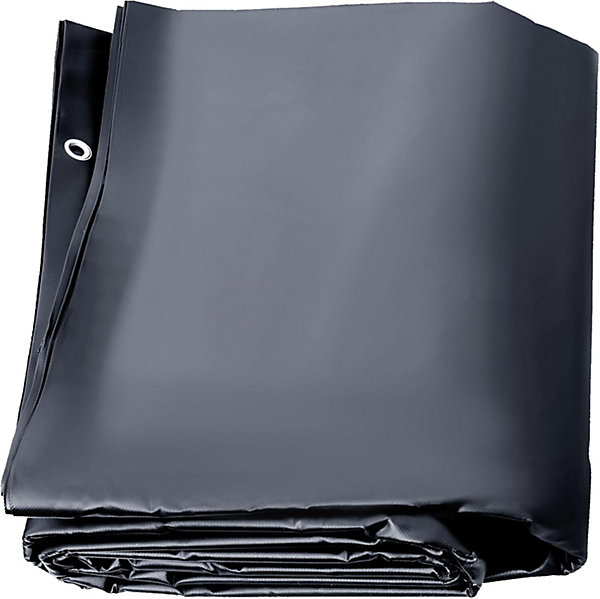 Bâche à Bulle Piscine Hivernage, Anthracite en PVC 650-680 g/m²