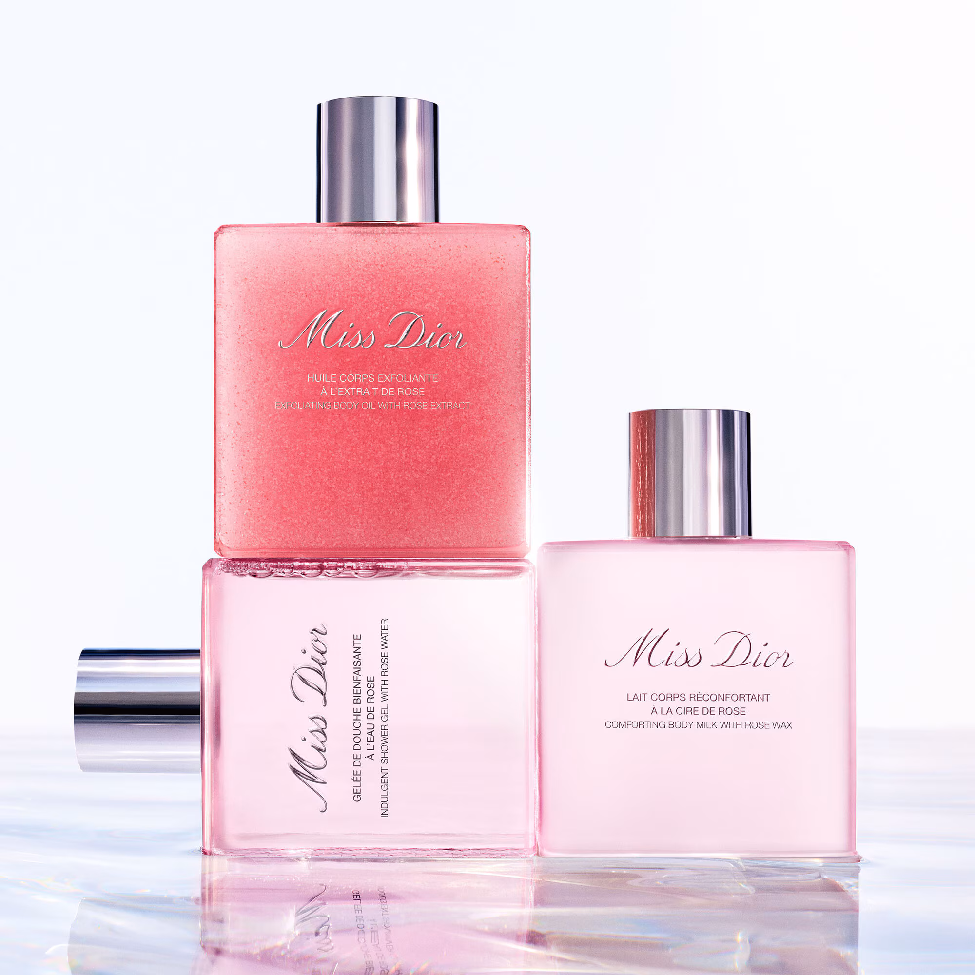 MISS DIORLait corps réconfortant à la cire de rose