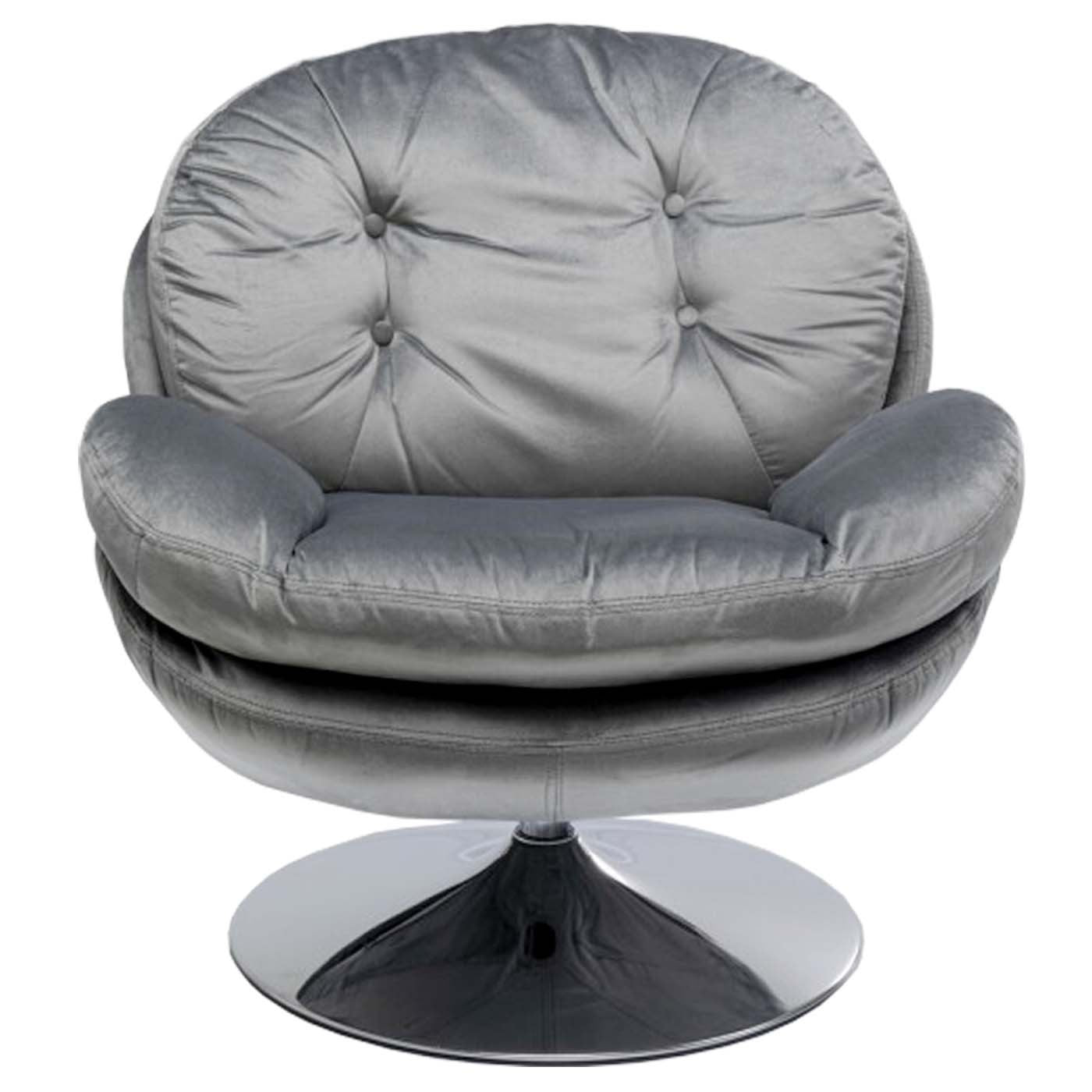 Kare Design Draaifauteuil Cosy grijs