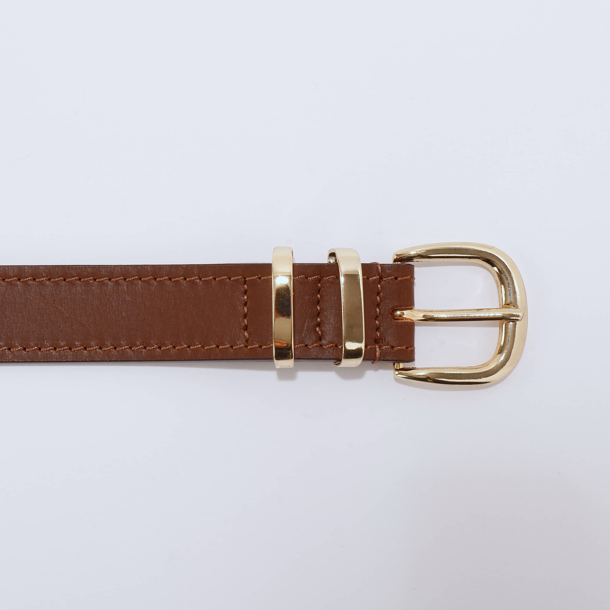 Ceinture à boucle en cuir