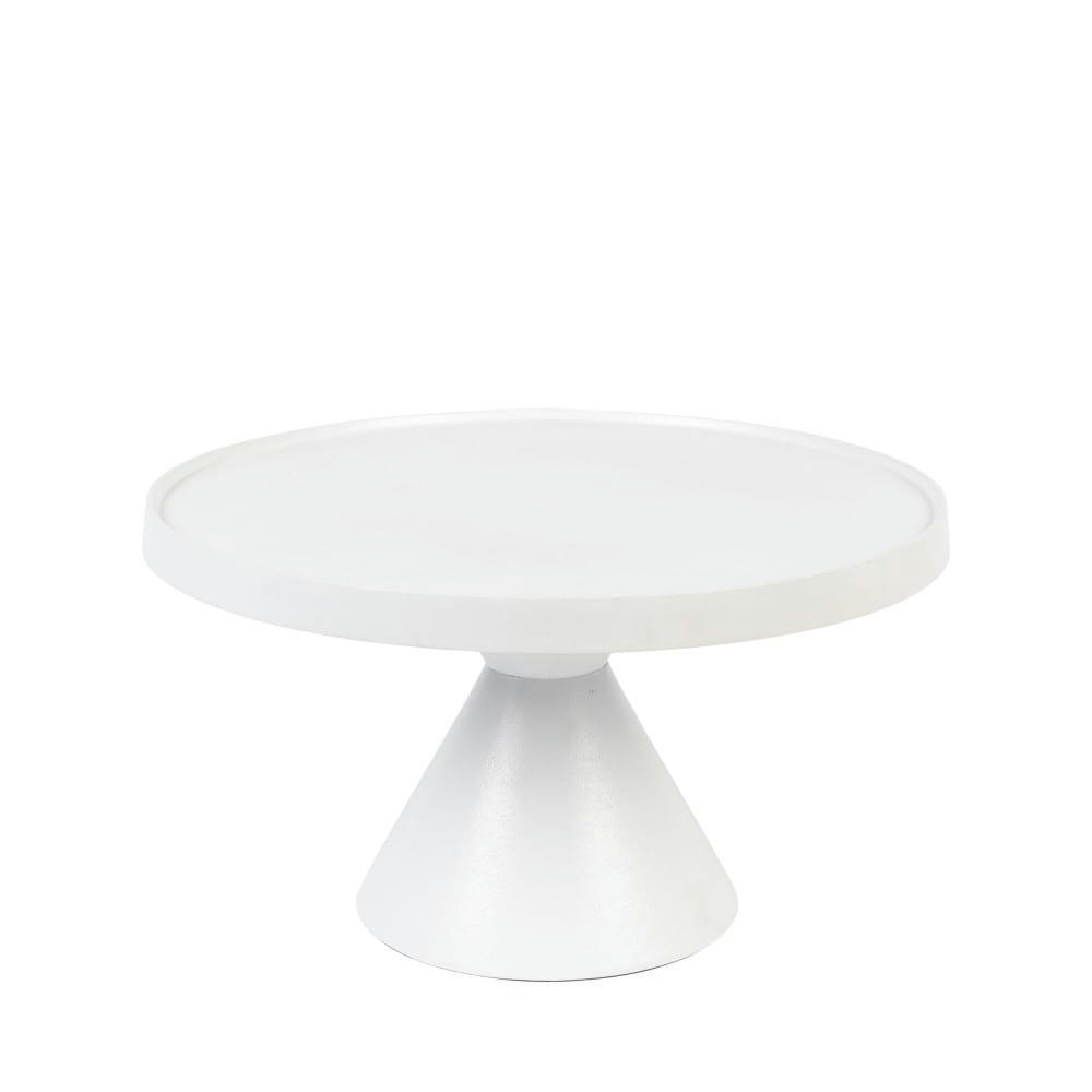 FLOSS - Table basse en métal D60cm blanc