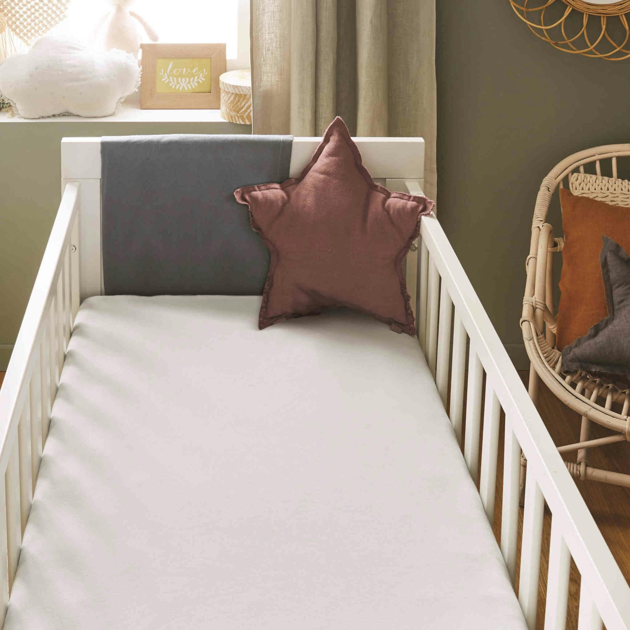 - Drap housse alèse 2 en 1 imperméable (lot de 2) 60x120