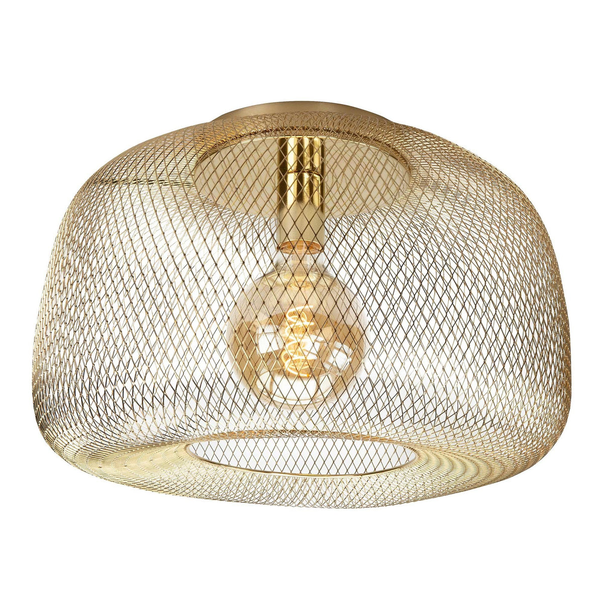 Highlight plafondlamp Honey - 1 lichts - 48 x 25  cm - goud