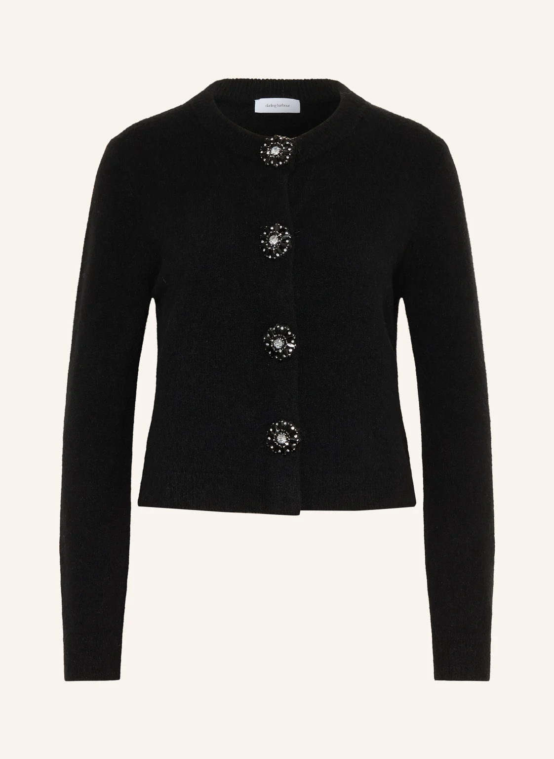 darling harbour Strickjacke mit Schmucksteinen