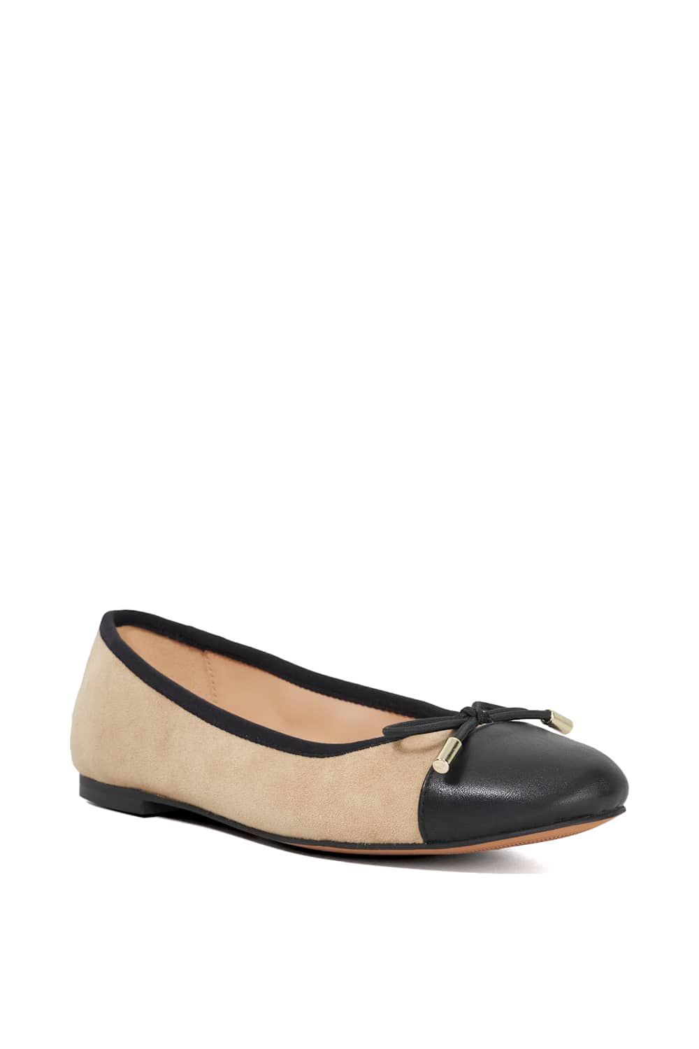 Dune London Highest' Suede Ballet Pumps