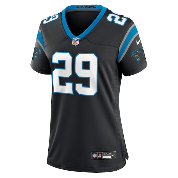 Akayleb Evans Carolina Panthers Nike Women's Team Game Jersey -  Black