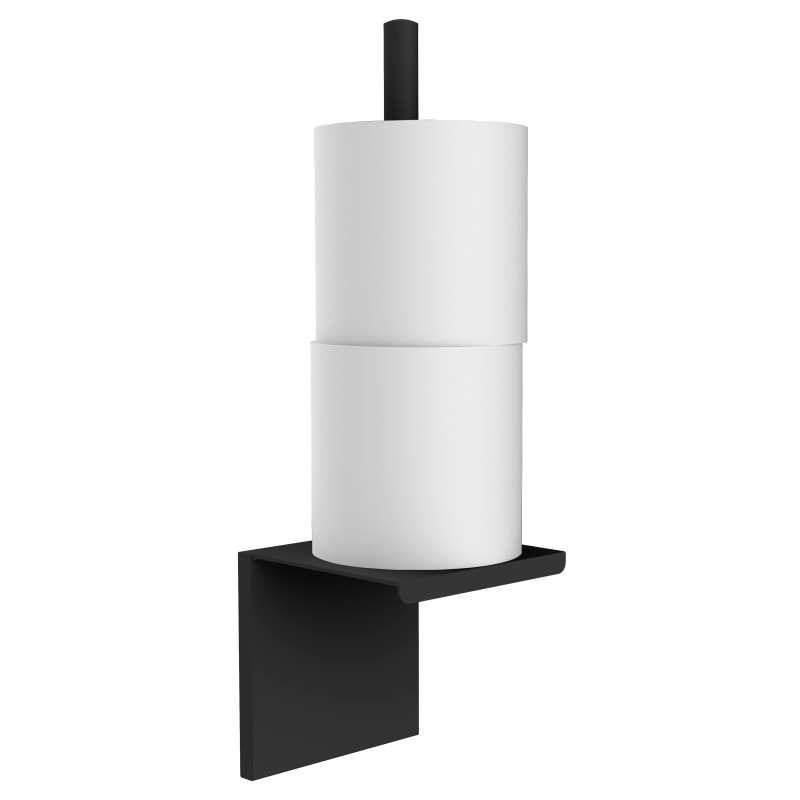 Stockeur de papier toilette Loft Game noir mat ALLIBERT