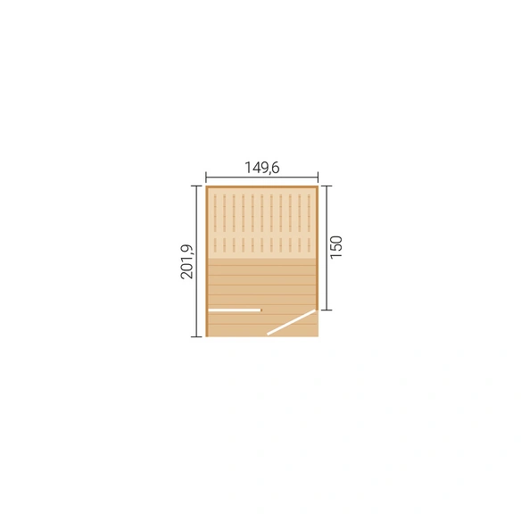 Saunahaus »Viira 1«, Thermowood