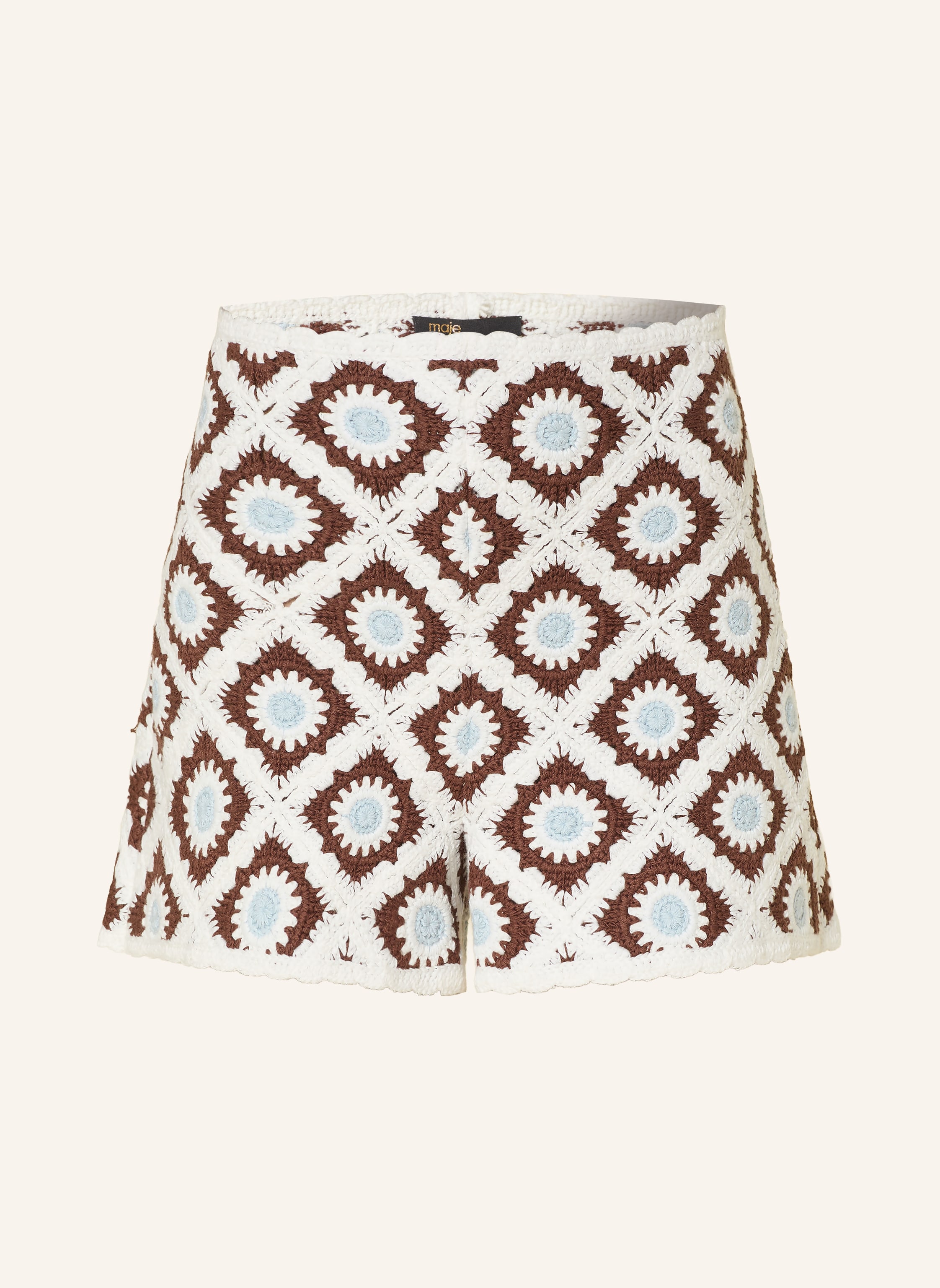 maje Häkelshorts